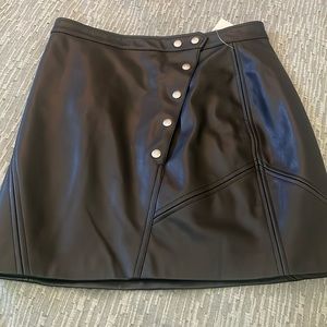Faux leather mini skirt Size 27